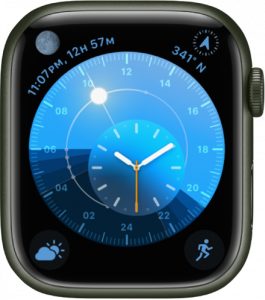 ソーラーダイヤル Apple Watch フェイス